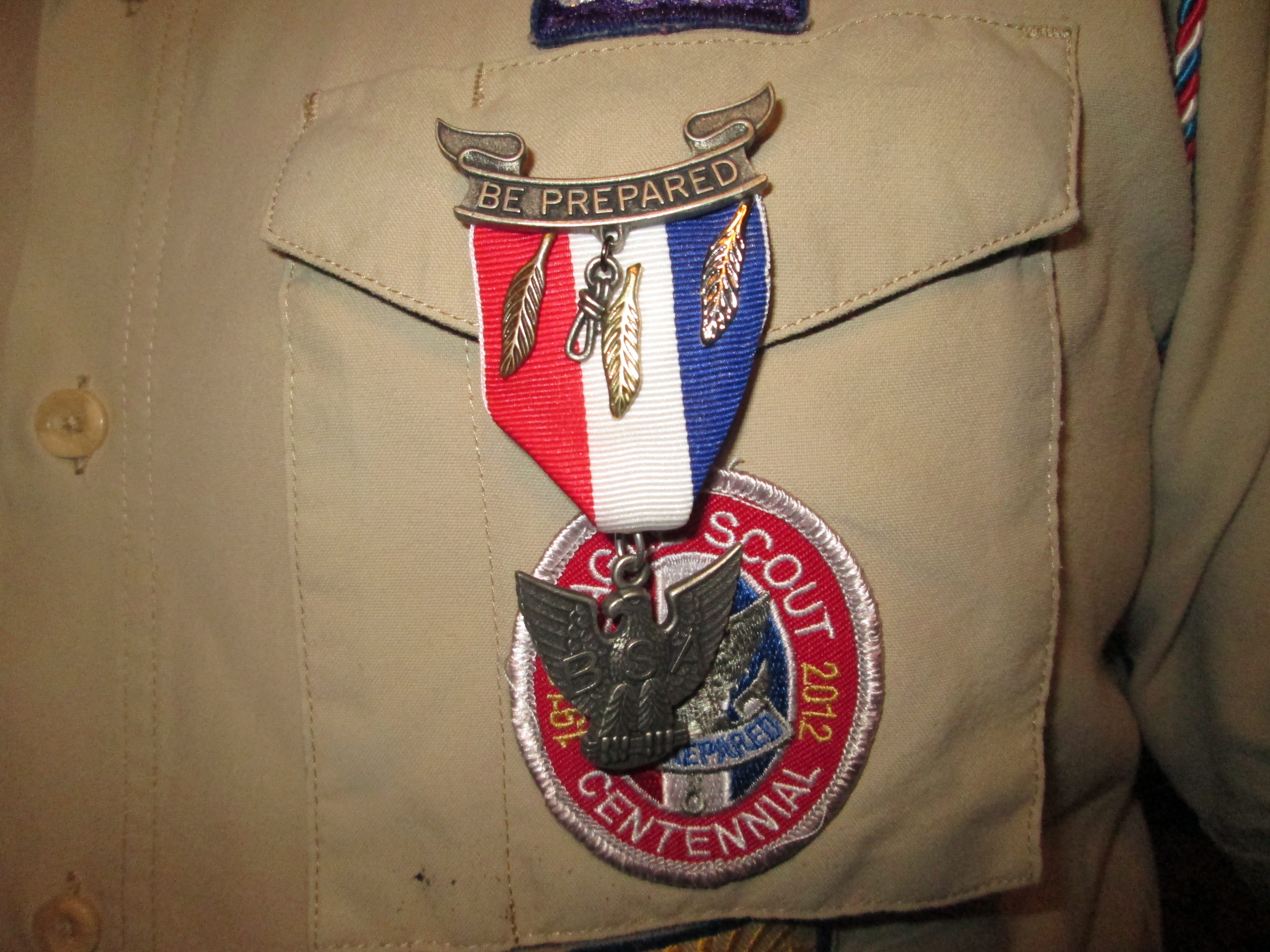 Christopher Earns Eagle Scout Palms