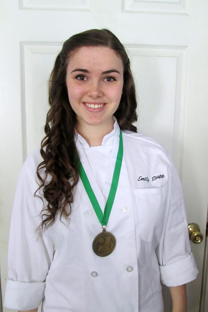 Emily Wins MI Baking Competition