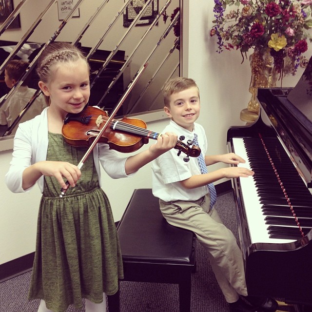 Abi and Jay Perform 1st Music Recital