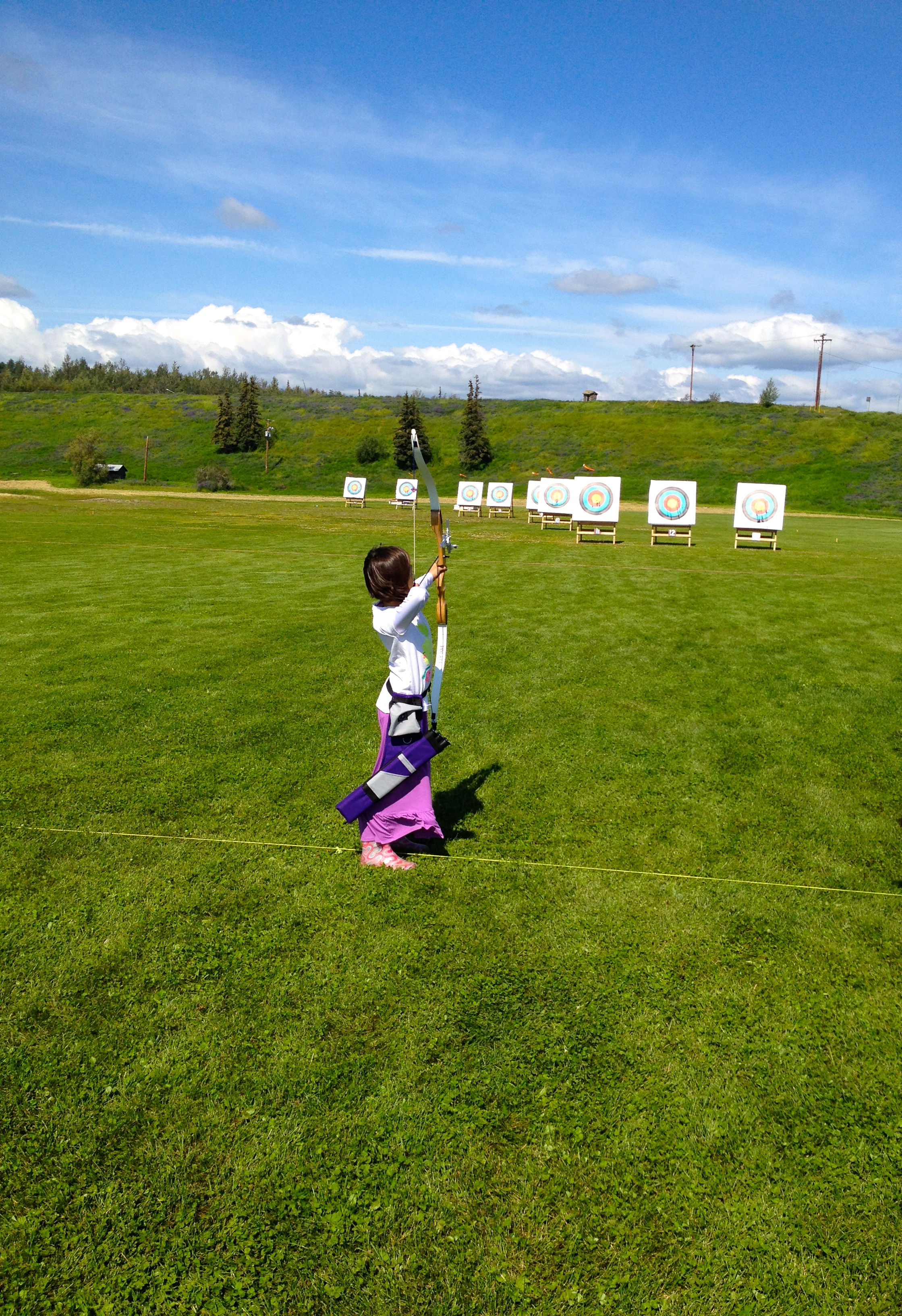 Elena Wins 1st Place in Alaska Archery Competition, Cub Division