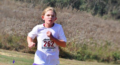 Emma Wins 1st Place in Her Age Division of USATF Junior Olympic Cross Country Championship