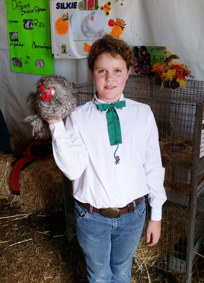 Morgan Wins Reserve Grand Champion for 4H Poultry Showmanship