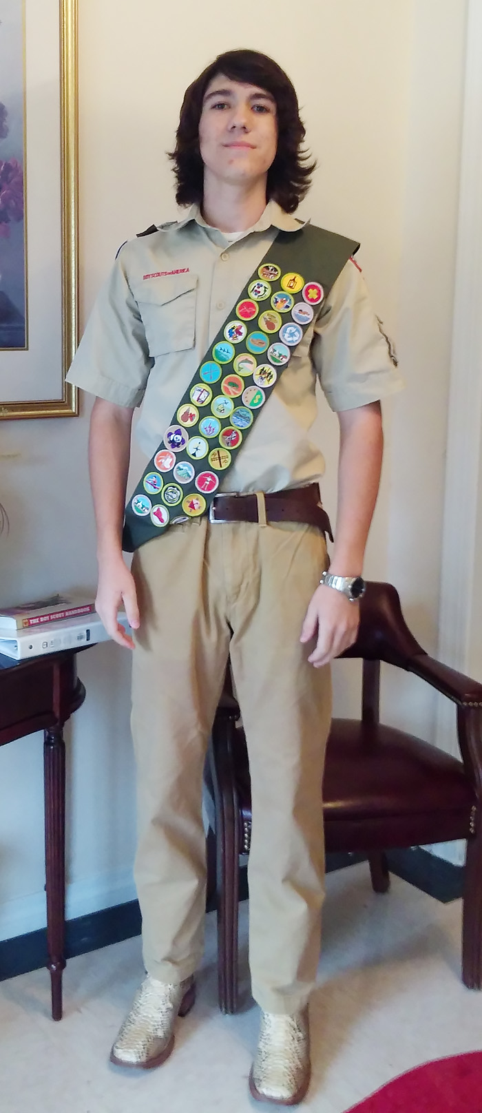 Blake Earns Eagle Scout in Lucedale, MS