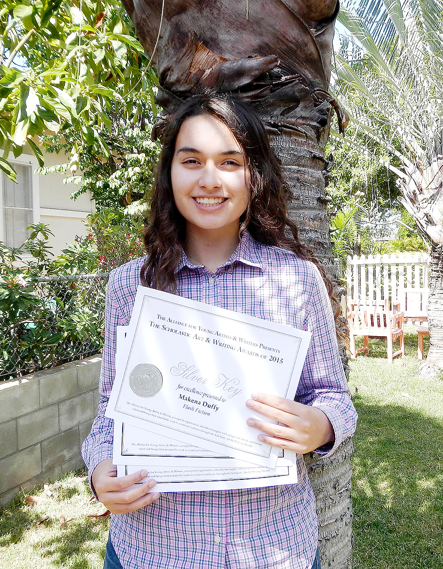 Makena Wins Award in Art & Writing Contest