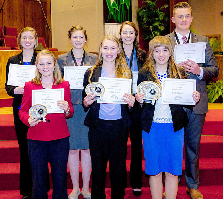 Mary's Speeches Win to Compete at National Level