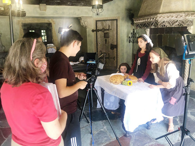 Seton Students Film and Perform in St. Zita Movie