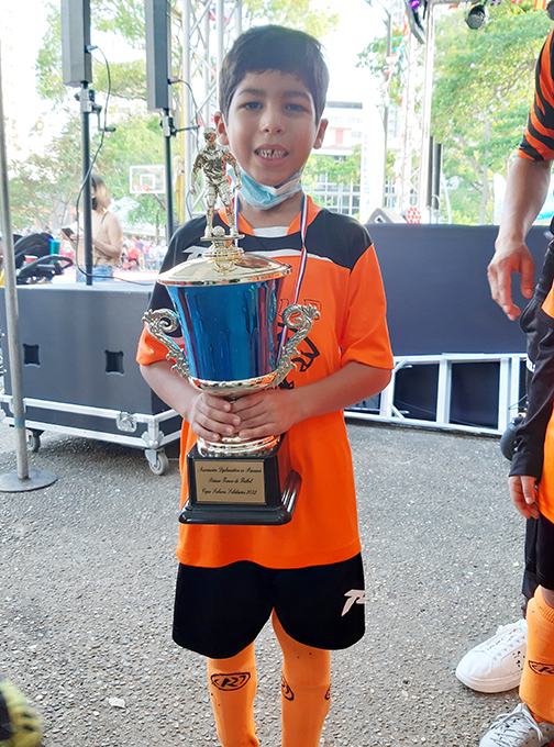 Lucas Helps Soccer Team Win 1st Place