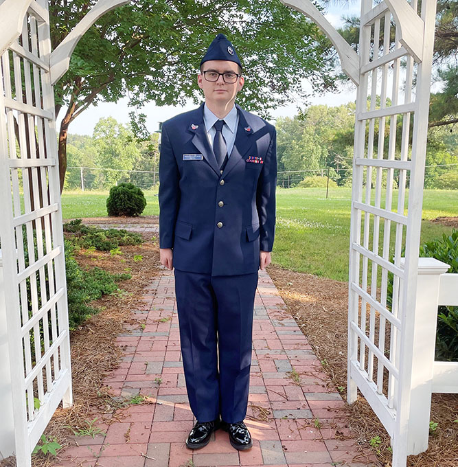 Dwight Promoted to Civil Air Patrol Sergeant