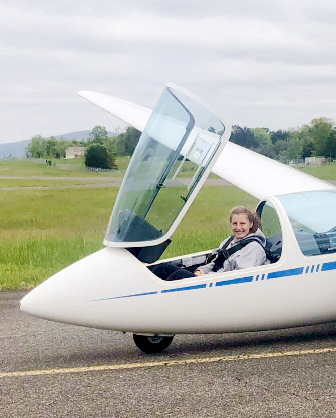 Emma Soars High – Has a Passion for Aviation
