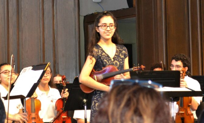 Gianna Wins Violin Audition, Named Featured Soloist