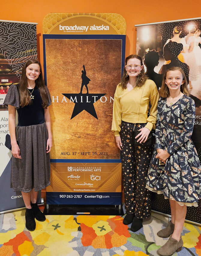 Jenna, Ella, and Jane’s Literary Talents Win Trip to Hamilton