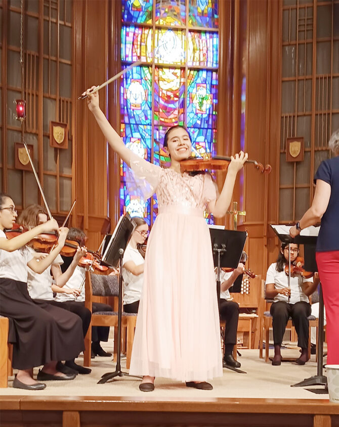 Marianna Wins Youth Orchestra Solo Competition