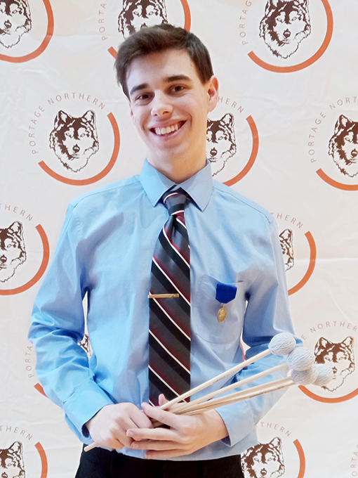 Christopher Achieves Marimba Goal at State Festival